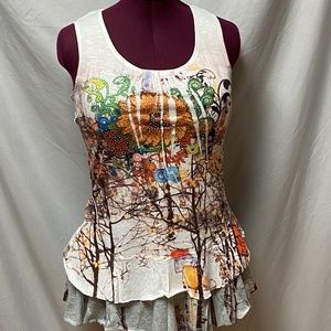 Miss Nikky graphic tunic